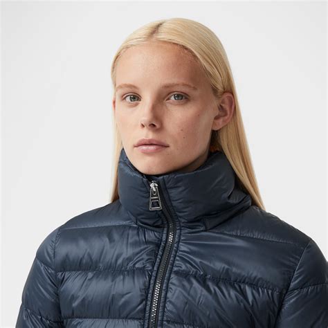 Blue FF nylon puffer jacket 